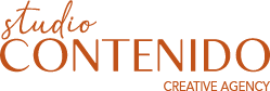 Studio Contenido logo terra cotta